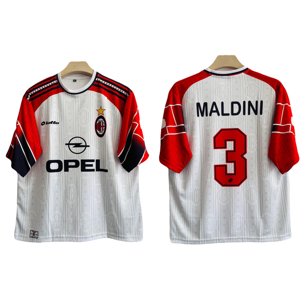 Ac milan 1997/98 away kit five sleeve-Jersioo